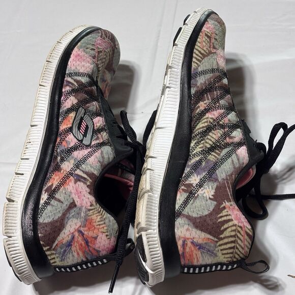 Skechers Women's Flex Appeal Floral Bloom 12061 Casual Comfort Sneaker Size 7.5 - Picture 5 of 11